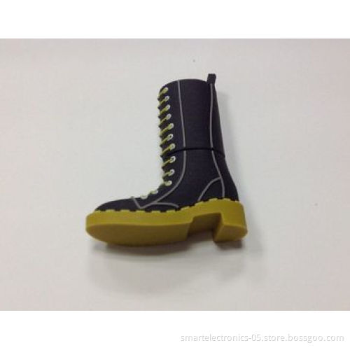Shoes USB Flash Drive/Customized Package/Printing, 3-year Warranty, 64MB-128GB/Grade A, MOQ of 50pcs